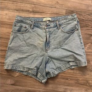 Abercrombie & Fitch Light Blue Jean Shorts